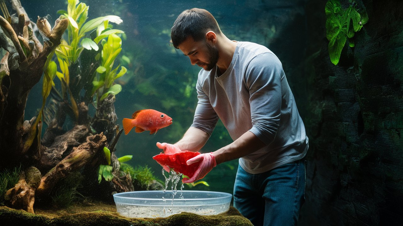 how long do blood parrot fish live