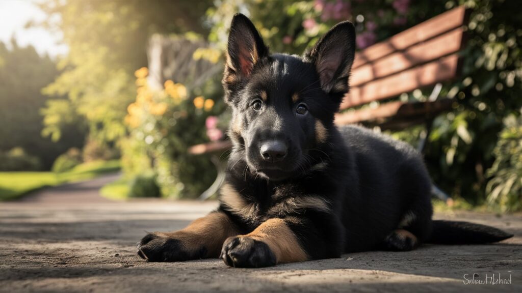 Black German Shepherd Puppy