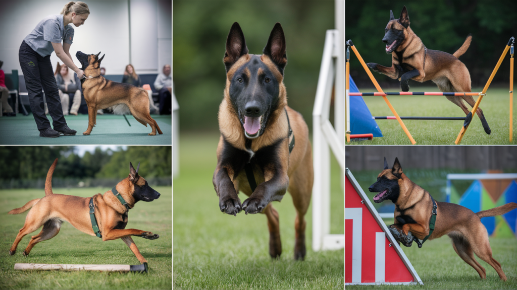 Sable Rare Black Belgian Malinois training 