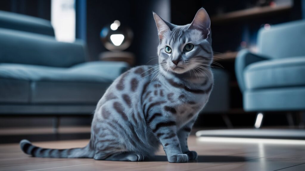  Blue Bengal cat