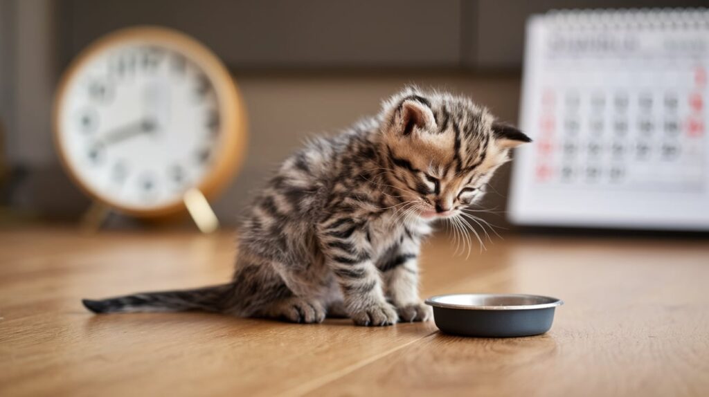 How long can kittens go without food?