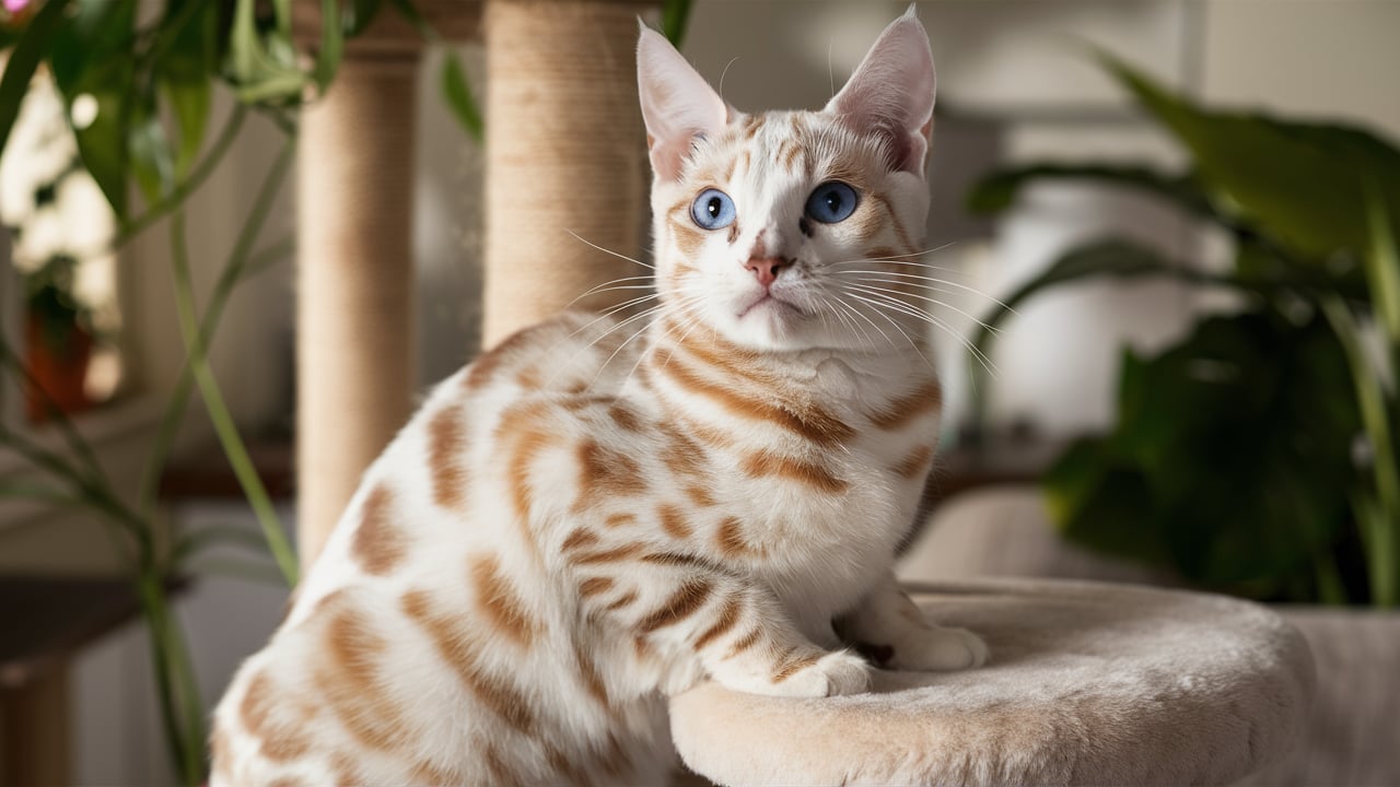 Snow Bengal Cat