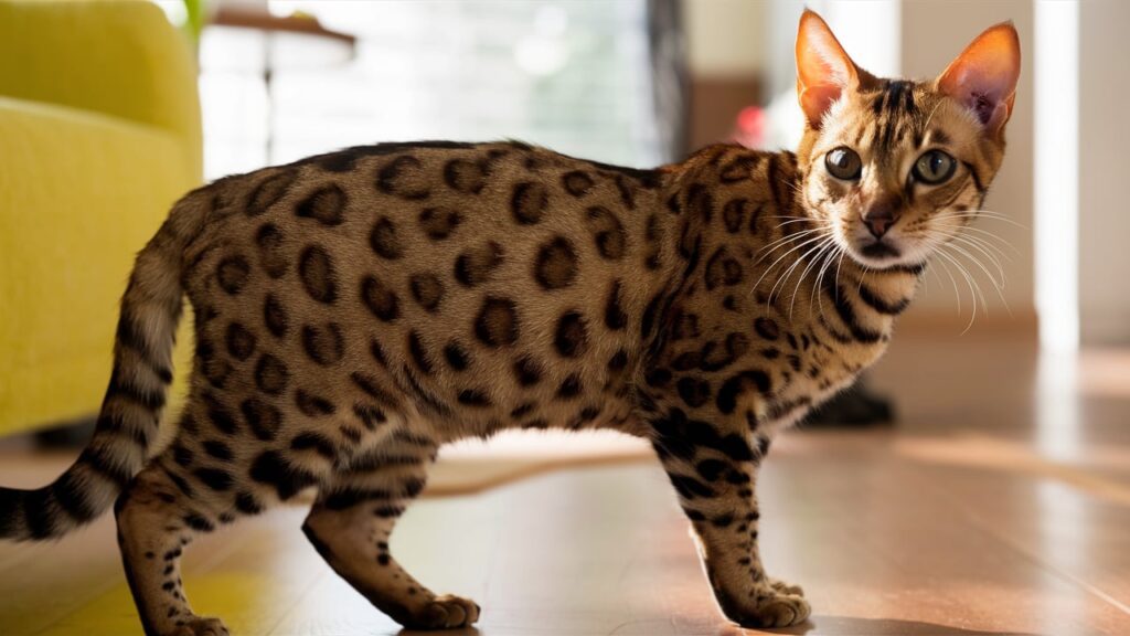 spotted bengal cat