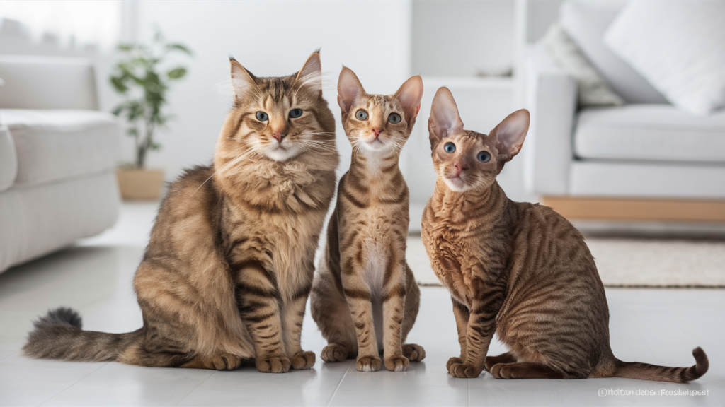 the Siberian, Balinese, and Devon Rex