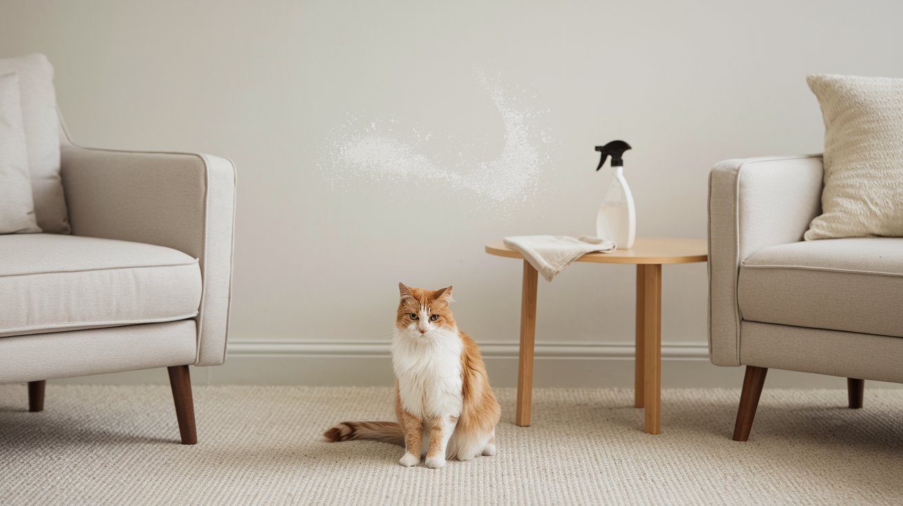 How to Get Rid of Cat Spray Odor